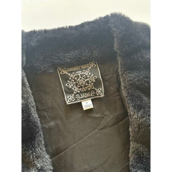 Johnny Was Morningside Silk Vest BLACK Small - Picture 7 of 7